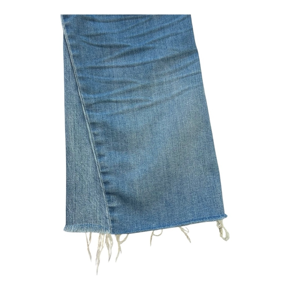 MADEWELL Cali Demi-Boot Jeans | Size 31 | Medium Wash Denim | Raw Hem - Picture 7 of 11